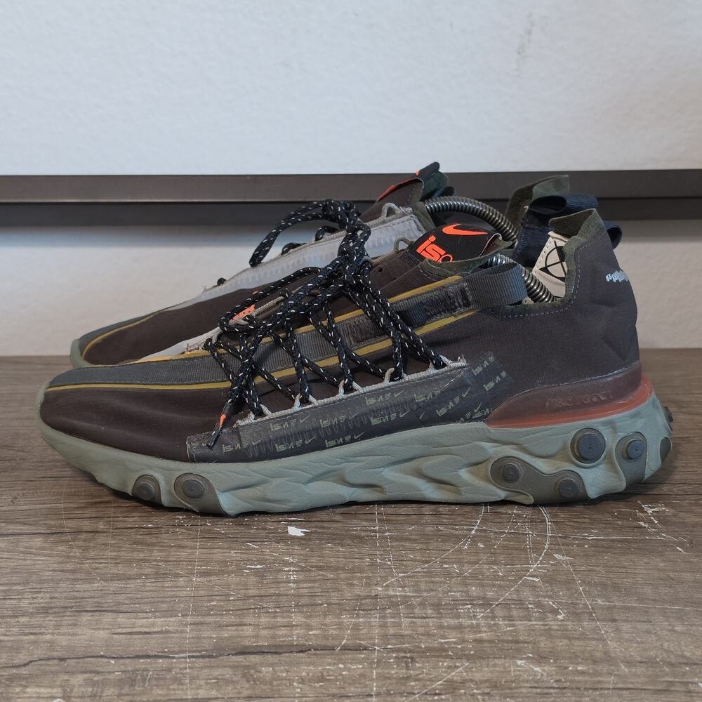 Nike React WR ISPA (AR8555-200) Men’s Running Shoes Size 10.5 Velvet Brown